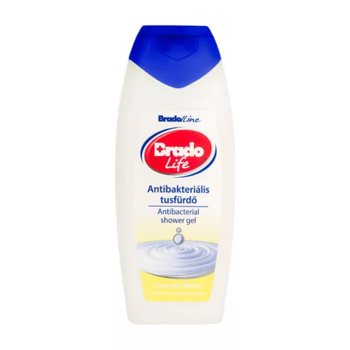BradoLife Antibakteriális tusfürdő Citromfű (400 ml)