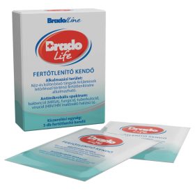 BradoLife fertőtlenítő kendő (5 db)