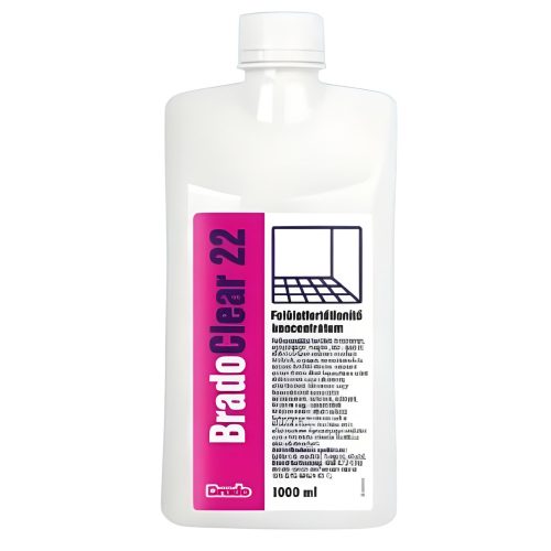 Brado Bradoclear 22 aldehidmentes felületfertőtlenítő koncentrátum (1 liter)