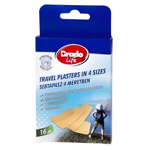BradoLife Travel sebtapasz 4 méretben (16 db)