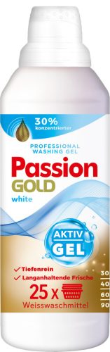 Passion Gold  mosógél fehér ruhákhoz 1L / 25 mosás (8db/karton)