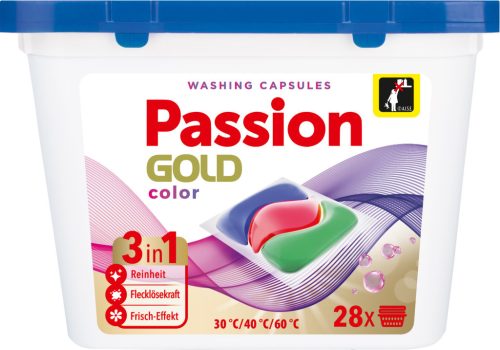 Passion Gold  3in1 mosókapszula színes ruhákhoz 28db (8db/karton)
