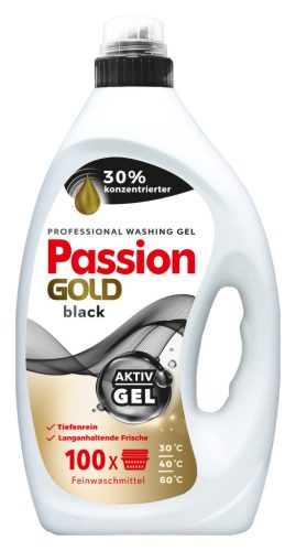 Passion Gold  mosógél fekete ruhákhoz 4L / 100 mosás (3db/karton)