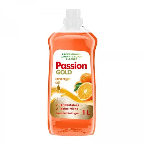 Passion Gold  laminált padlótisztító narancsolajjal 1L (9db/karton)