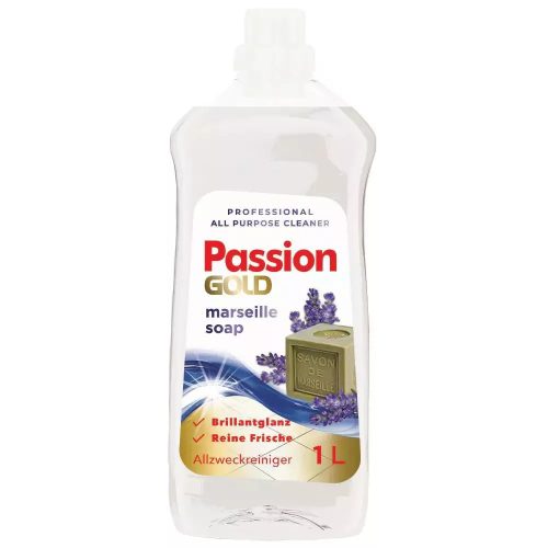 Passion Gold univerzális tisztító folyadék 1L Marseille szappannal (9db/karton)