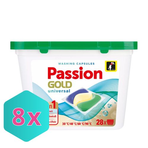 Passion Gold  3in1 univerzális mosókapszula KARTON - 8x 28 db