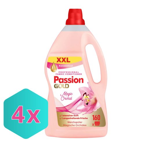 Passion Gold  öblítő koncentrátum orchidea illat 4L / 160 öblítés KARTON - 4db