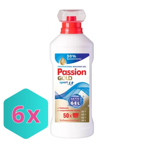 Passion Gold  mosógél sport ruhákhoz 2L / 50 mosás KARTON -(6db