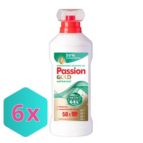 Passion Gold  univerzális mosógél 2L / 50 mosás KARTON - 6db