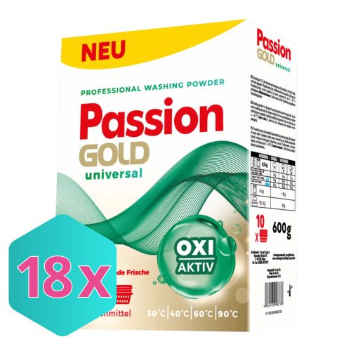 Passion Gold  univerzális mosópor 600g / 10 mosás KARTON - 18db