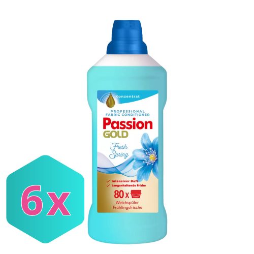 Passion Gold  öblítő koncentrátum friss illat 2L / 80 öblítés KARTON - 6 db