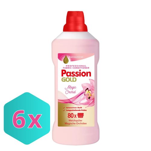 Passion Gold  öblítő koncentrátum orchidea illat 2L / 80 öblítés KARTON - 6 db
