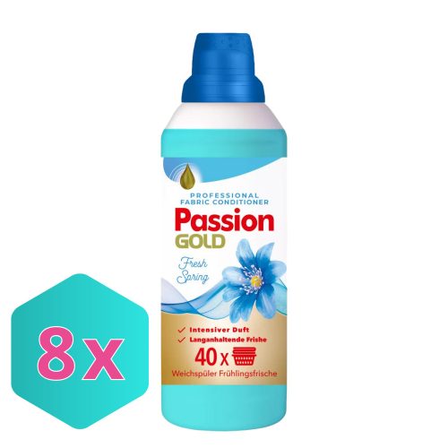 Passion Gold  öblítő koncentrátum friss illat 1L / 40 öblítés KARTON - 8 db