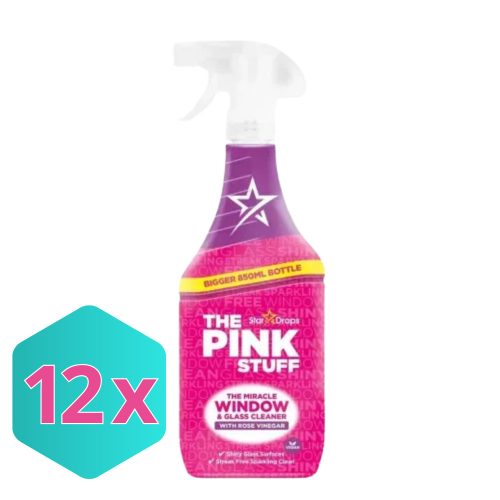 The Pink Stuff üveg és ablak tisztító spray 850ml KARTON - 12db