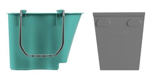 TTS felmosóvödör osztott rekeszes 28L zöld