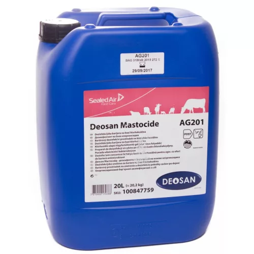 Deosan Mastocide 20L - Klórhexidin alapú tőgyfertőtlenítő gél (viszkózus folyadék)