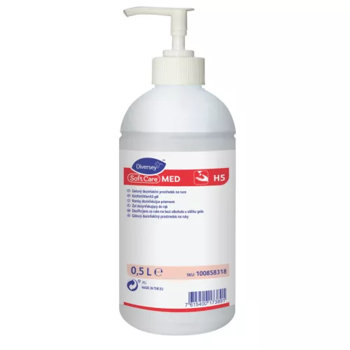 Soft Care Med alkoholtartalmú kézfertőtlenítő gél 500ml