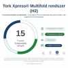 Tork kéztörlő tömörített H2 Soft Multifold Premium, 2r., 225lap/csg, 12csg/karton