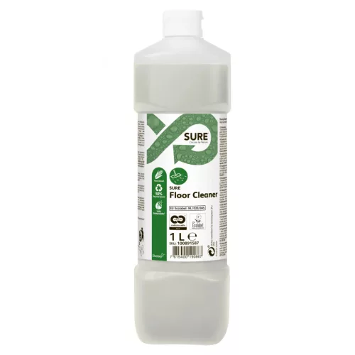 Sure Floor Cleaner padozattisztító szer, növényi alapú, 100% lebomló 1L (6db/karton)