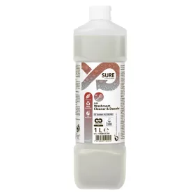   Sure Washroom Cleaner&Desclaer fürdőszobai tisztító-, vízkőoldószer, növényi alapú, 100% lebomló 1L (6db/karton)