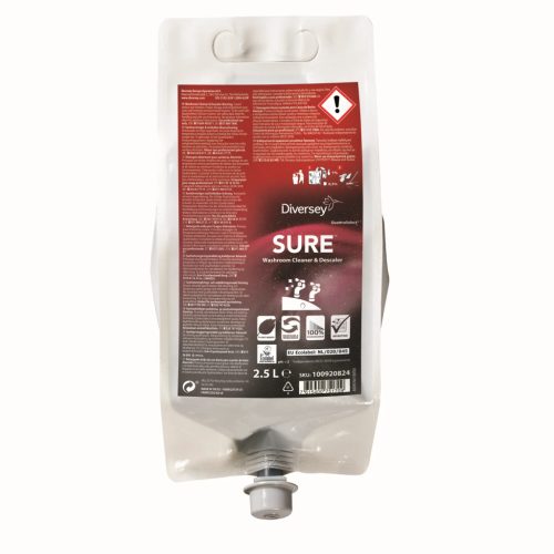 SURE Washroom Cleaner & Descaler QS 2.5L - Fürdőszobai tisztító- és vízkőoldószer