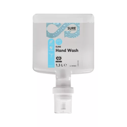 SURE Hand Wash 1.3L - Enyhén illatosított, növényi összetételű folyékony szappan