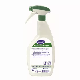   Oxivir Excel Foam 0.75L - Tisztító- és fertőtlenítőszer nem invazív orvostechnikai eszközökhöz és nem porózus felületekhez