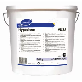   Hypoclean VK38 20kg - Emelt aktívklór tartalmú, erős zsíroldó hatású por, könnyűfém felületkere is