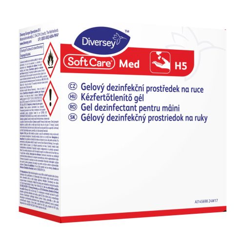Soft Care Med alkoholtartalmú kézfertőtlenítő gél 800ml (6db/karton)