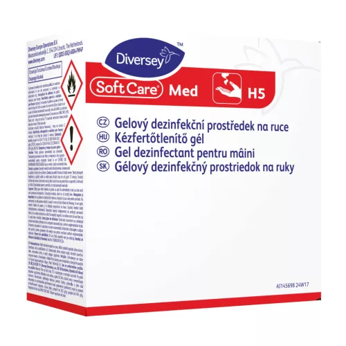 Soft Care Med alkoholtartalmú kézfertőtlenítő gél 800ml (6db/karton)