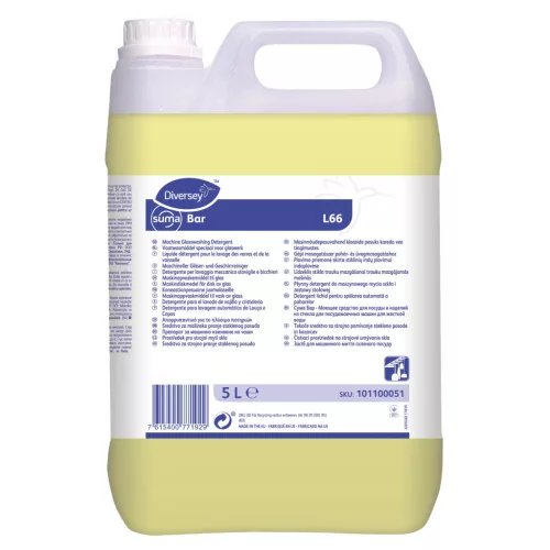 Suma Bar L66 gépi mosogatószer 5L (2db/karton)