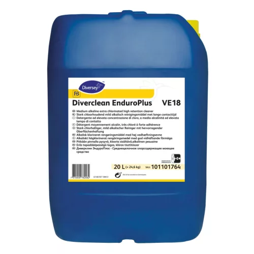 Diverclean EnduroPlus VE18 20L - Erős tapadóképességű lúgos, klóros tisztítószer