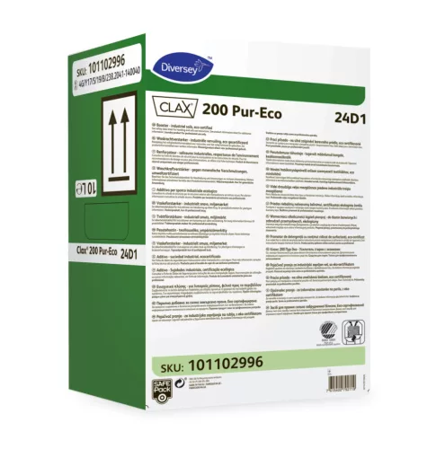 Clax 200 Pur-Eco 24D1 eco címkével ellátott, koncentrált tisztító adalékanyag Safepack kiszerelésben 10L