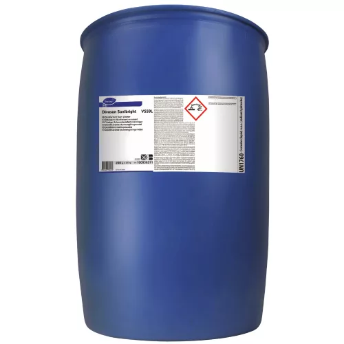 Divosan Sanibright VS59 200L - Quat mentes, nem oxidáló, lúgos hab tisztító fertőtlenítő
