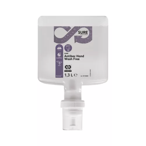 SURE Antibac Hand Wash Free 1.3L - Antibakteriális folyékony kézmosószer