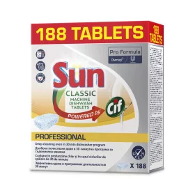   Sun Classic M.DW Tabs gépi mosogatótabletta 188db/doboz (4doboz/karton)