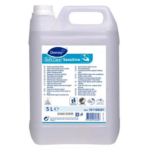 Soft Care Sensitive 5L - Öko-címkés, kíméletes folyékony kézmosó