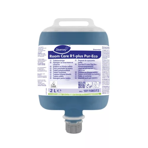 Room Care R1-plus Pur-Eco eco címkével ellátott, folyékony toalett-tisztítószer 2L (2db/karton)