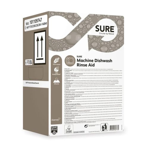 SURE Machine Dishwash Rinse Aid 10L folyékony savas öblítőszer gépi mosogatáshoz