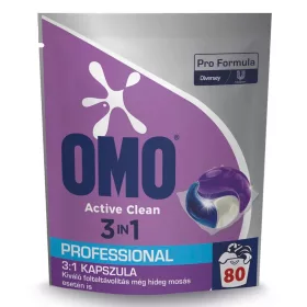   Omo Pro Formula active clean 3in1 mosókapszula 80db/csg (4csg/karton)