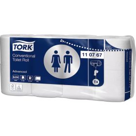   Tork toalettpapír T4 kistekercses Advanced 2r., fehér, 30m/tek, 250 lap, 8tek/csg, 8csg/karton