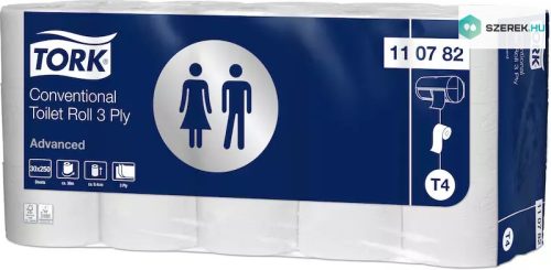 Tork toalettpapír T4 kistekercses Premium 3r., fehér, 32m, 250lap, 30tek/csg (40 karton/raklap)