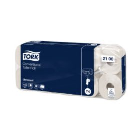   Tork toalettpapír T4 kistekercses Universal - 2r., fehér, 32,5m/tek, 250 lap, 10tek/csg, 7csg/karton