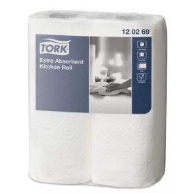   Tork konyhai törlőpapír Premium fehér, 15,4m/tek, 2tek/csg, 12csg/karton