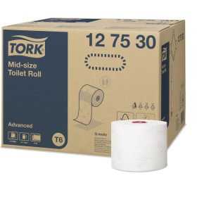   Tork toalettpapír T6 kompakt Advanced T6, 2r., extra fehér, 100m/tek, 27tek/karton