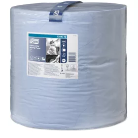 Tork ipari papír W1 Advanced 430, 2r., kék, 340m/tek