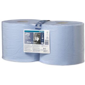   Tork ipari nagyteljesítményű törlőpapír W1/W2, kék, kombi tekercses, 3r., 119m/tek, 2tek/karton