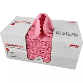 Vileda Microtuff Easy törlőkendő 50db/csg piros