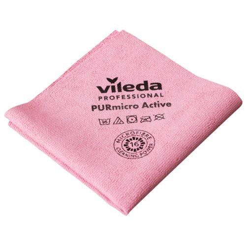 Vileda PURmicro active mikroszálas törlőkendő (5db/csg) piros