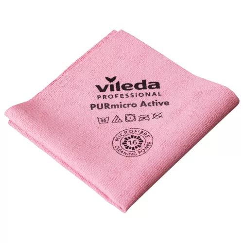 Vileda PURmicro active mikroszálas törlőkendő piros